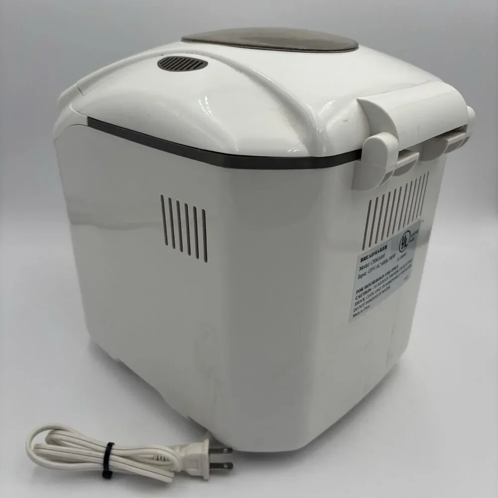 Magic Chef CBM1000 Bread Maker Machine 1.5 lb White w Kneading Paddle NO PAN
